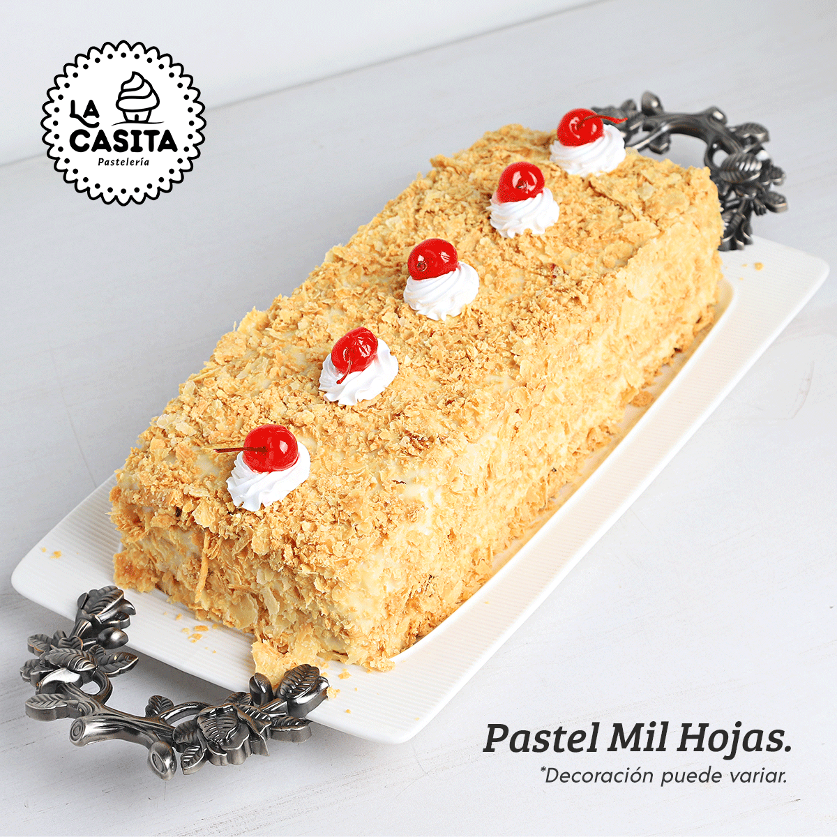 Pastel Mil Hojas - La casita pastelerías | Istmo